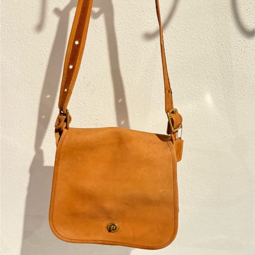 Coach Tan Leather Crossbody Bag